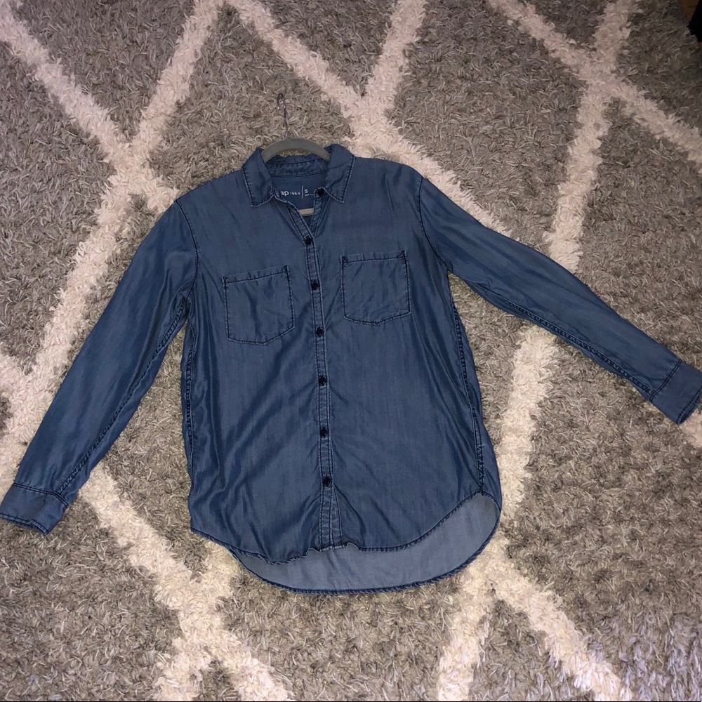 Gap Chambray Button Down Shirt - image 4